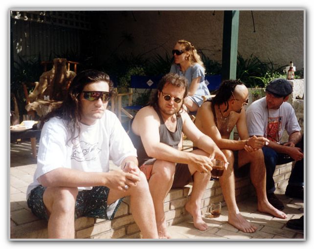 DJ Rick Critter & Dave at the great canoe trip after party Oct 1995 1